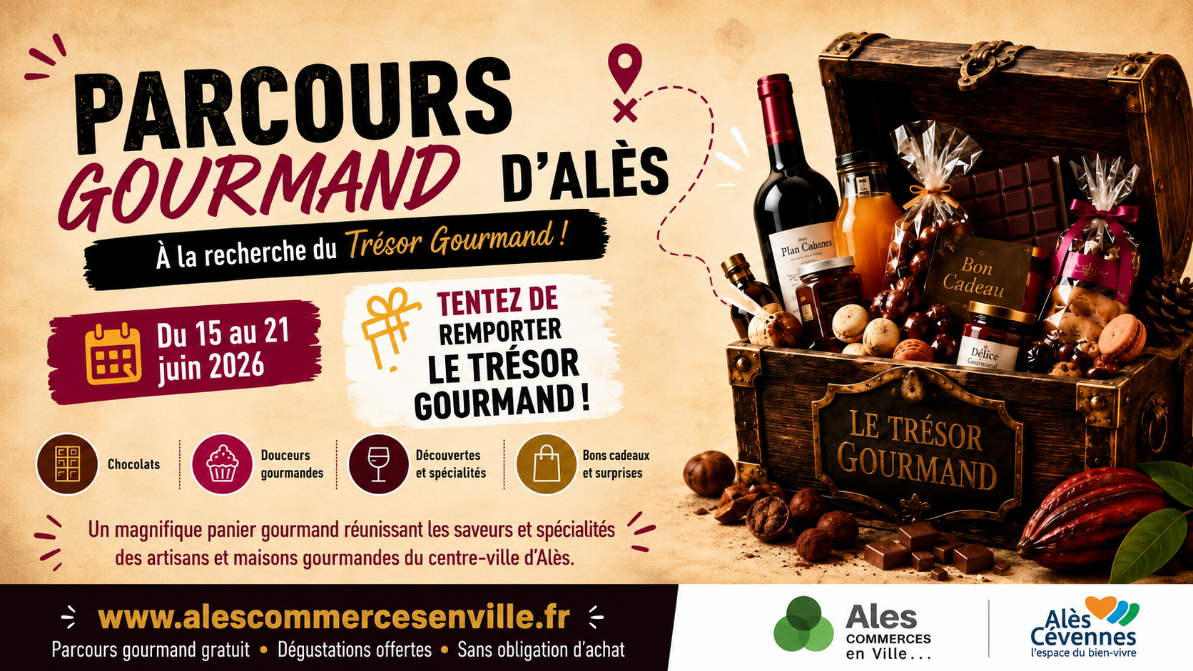 parcours gourmand ales commerces en ville slider